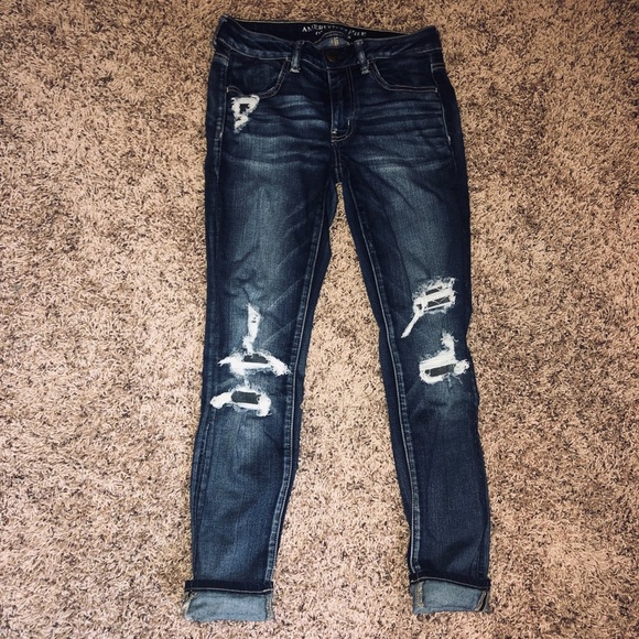 American Eagle Outfitters Pants - American Eagle Super Stretch distressed jeans